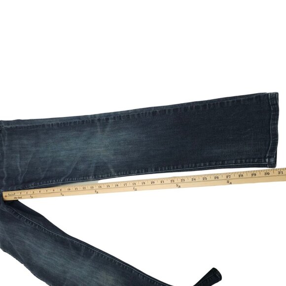 American Eagle Extreme Flex Slim Jeans Mens 30x31 READ Dark Wash Mid Rise - Picture 5 of 16